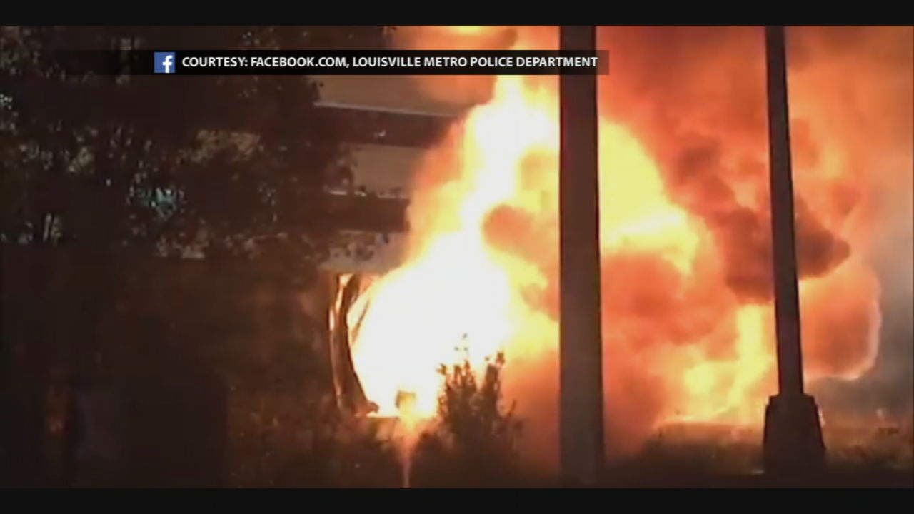 2017 fiery semi truck crash on Hospital curve
